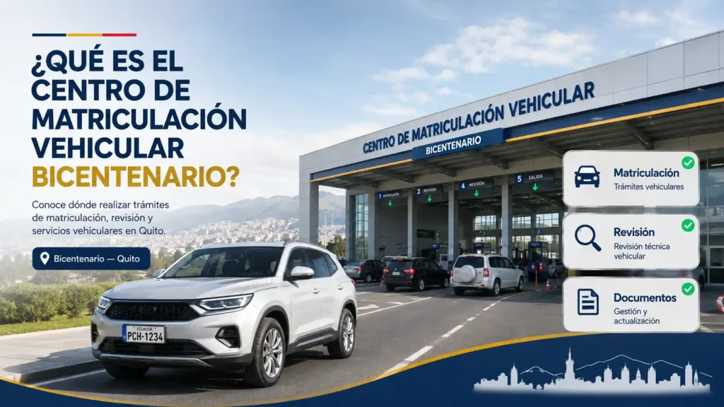 ¿Qué es el Centro de Matriculación Vehicular Bicentenario? Qué es el Centro de Matriculación Vehicular Bicentenario
