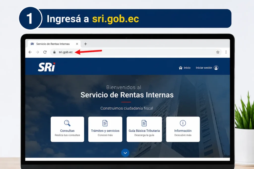 Ingresá a sri.gob.ec