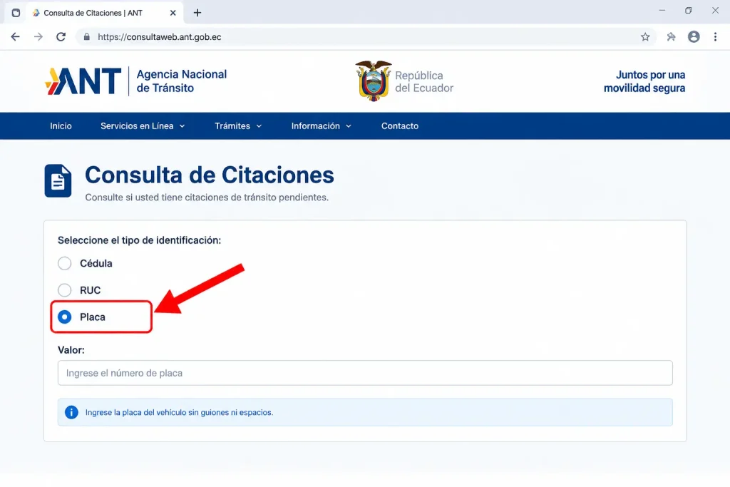 Consulta de Citaciones de la ANT (gratis) Consulta de Citaciones de la ANT (gratis)
