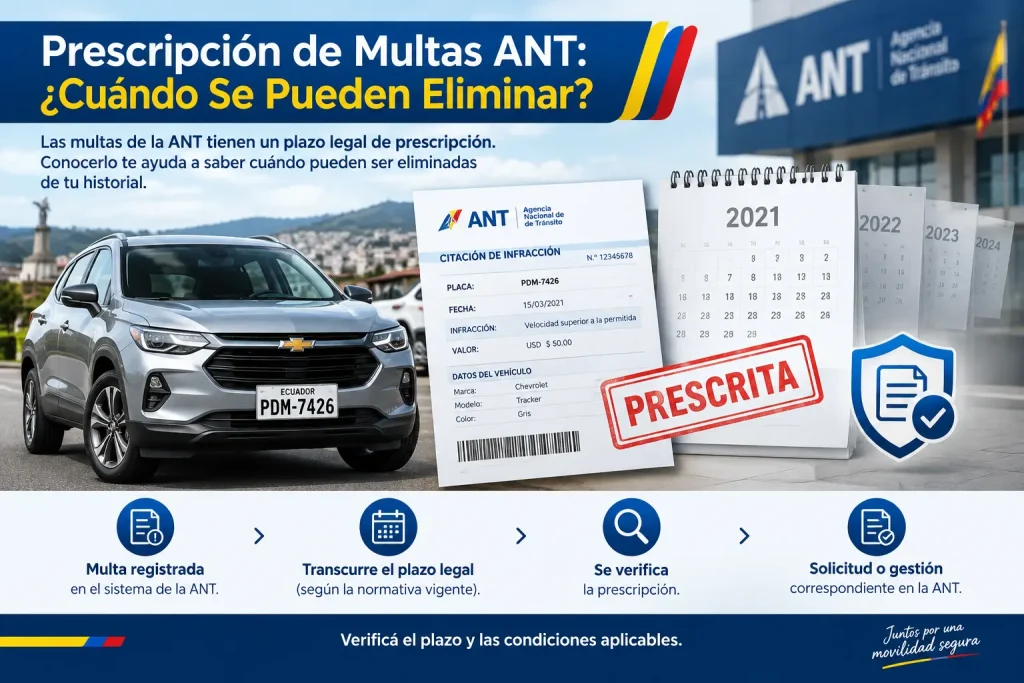  Prescripción de Multas ANT ¿Cuándo Se Pueden Eliminar