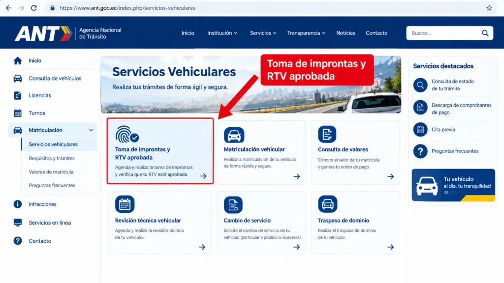 Toma de improntas y RTV aprobada Toma de improntas y RTV aprobada